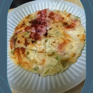 チョロリスの作ってみた!投稿(【ねぎベーコンのじゃがチーズチヂミ】マヨ醤油で♡推せるチヂミ)
