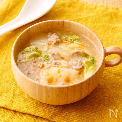 【麻婆白菜スープ】ピリ辛濃厚♪