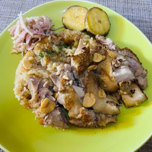 puricoの作ってみた!投稿(700万再生【炊飯器ガーリックチキンライス】)