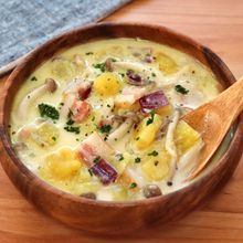 ほっくり温まる!さつまいものチャウダー風スープ