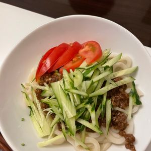 1168130の作ってみた!投稿(【ジャージャー麺風肉みそ冷やしうどん 】簡単！本格派♬︎)
