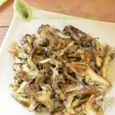 梅昆布でさっぱり☆【舞茸の天ぷら風】お弁当の地味旨おかず！