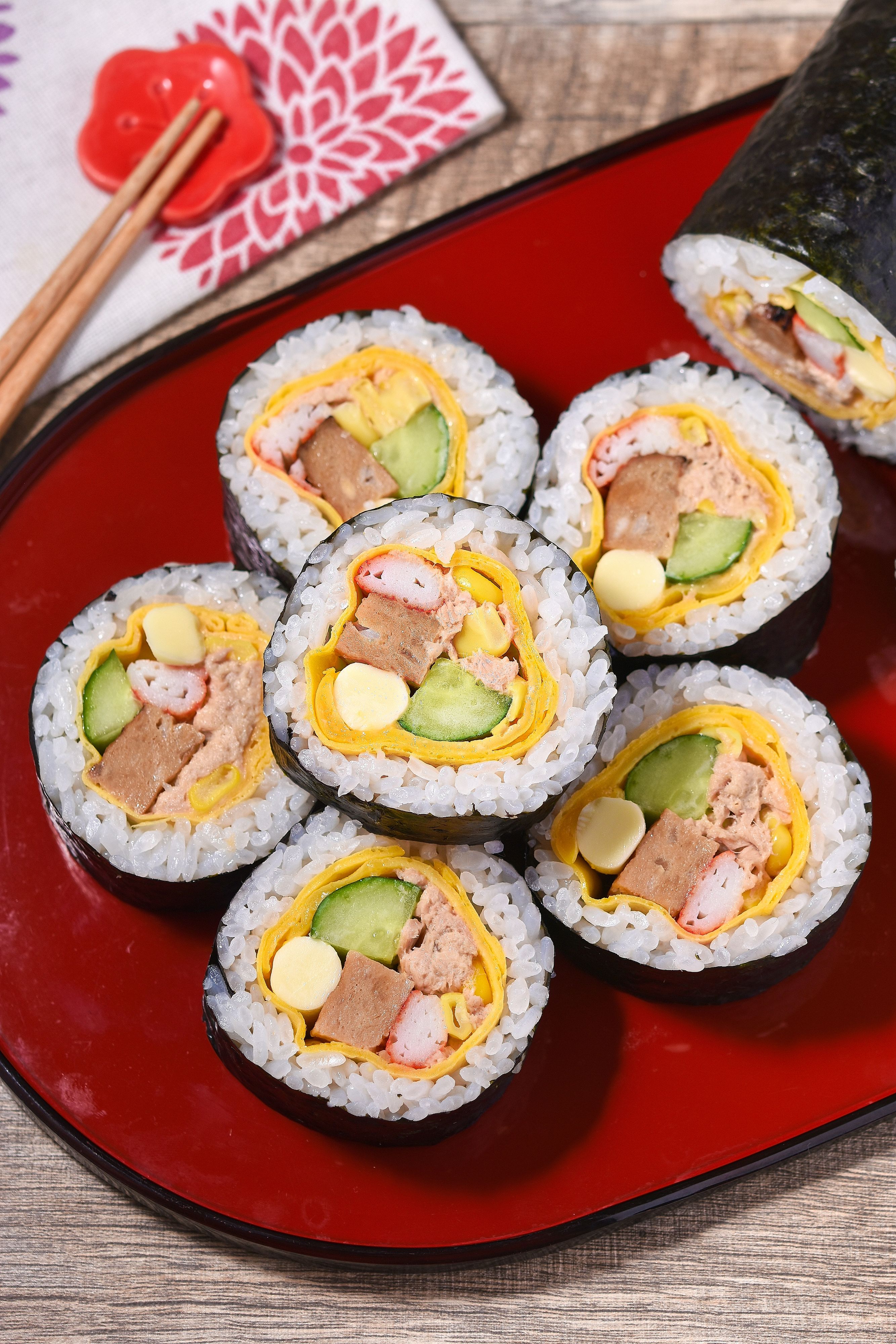 七福サラダ巻き│具材くずれなし！失敗知らずの簡単巻き寿司 | レシピ