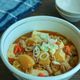 豚もつと豆腐のこっくり味噌煮込み