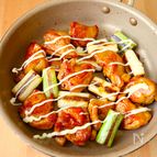 ワンパン10分！【照りマヨ焼き鳥】甘辛こってり♩