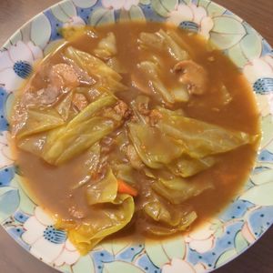 たりおの作ってみた!投稿(★リメイク★丸ごとキャベツのカレースープ)