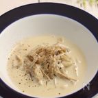 ごぼうの皮のクリーム煮　シュクメルリ風