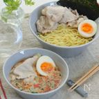 ゆで豚とピリ辛豆乳つけ麺