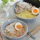 ゆで豚とピリ辛豆乳つけ麺