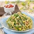 《甘辛マヨにやみつき》水菜とツナのパスタサラダ＊調味料２つ＊