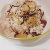 1バーバミーの作ってみた!投稿(ほっこり甘じょっぱい♩【塩昆布バターさつまいもご飯】)