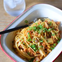 簡単!キムチとツナのパスタ