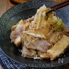レンジで！＊豚バラと絹厚揚げの春雨炒め＊調味料一律大さじ！