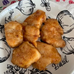 万福の作ってみた!投稿(むね肉やわらか♪【甘酢照り焼きチキン】)