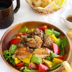 【バジルチキン】下味調理で簡単！ワンパンおかず