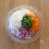 鰹のたたきと千切り野菜《居酒屋風♡サラダ》の下準備