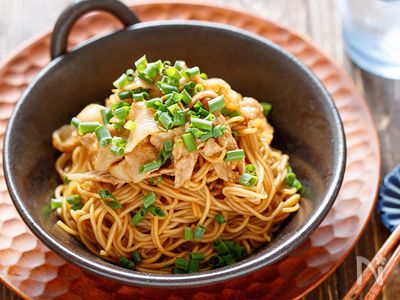 さっぱりスタミナ系 油そば風 豚ネギそうめん By ｙｕｕ レシピサイト Nadia ナディア プロの料理家のおいしいレシピ