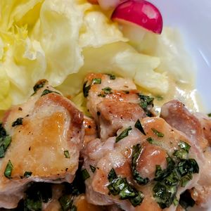 まゆのの作ってみた!投稿(【バジルと檸檬のハニーチキン】さくっとジューシー♪)