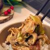 10分で完成！【ネギ豚カレー炒め丼】の工程4