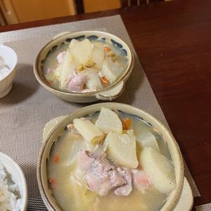 Hikeyの作ってみた!投稿(💫餅っと鶏もも参鶏湯)