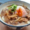 神コスパ!温玉のせ肉うどん♪