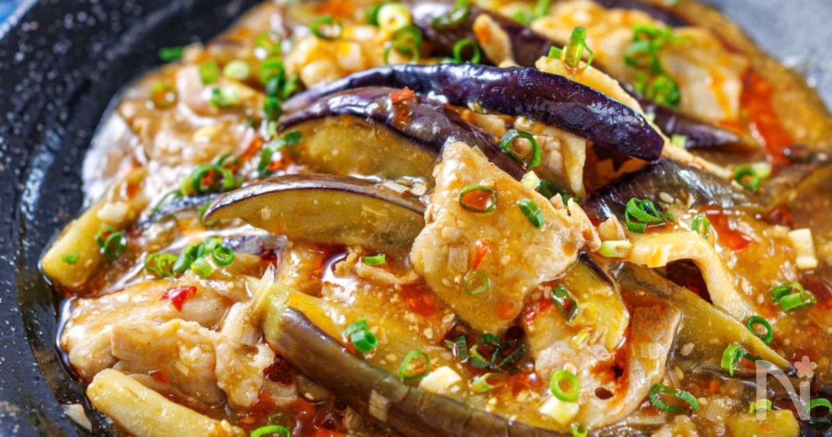 【食べ応え抜群】豚バラとなすの麻婆茄子☆ワンパン10分おかず
