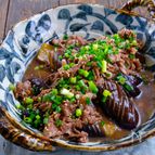 トロトロなすとやわらか牛こま煮