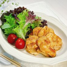【10分で完成】ごはんがススム!むね肉のガリマヨてり焼き