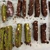 米粉ママ〜の作ってみた!投稿(福豆が香ばしい♪抹茶チョコの米粉ビスコッティ)