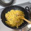 とよやんの作ってみた!投稿(『スタミナ満点‼』ウインナーと卵のにんにくバター炒飯)