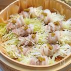 【蒸し豚バラキャベツ巻きの柚子胡椒】旨みがぎゅっとヘルシー♪