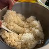ラップで包んで本格キンパ【巻かないから簡単♡】の工程2
