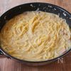 【ワンパンだしカルボ】白だしで和風な味わい♪簡単に作れる！の工程4
