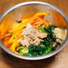 『小松菜とにんじんとツナの中華風海苔和え』簡単！さっぱり☆の工程2