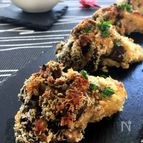 揚げなくてもサクッとおいしい舞茸の肉巻きフライ
