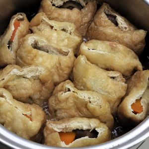 1105875の作ってみた!投稿(甘じょっぱくてもっちり♪かぼちゃ餅巾着煮)