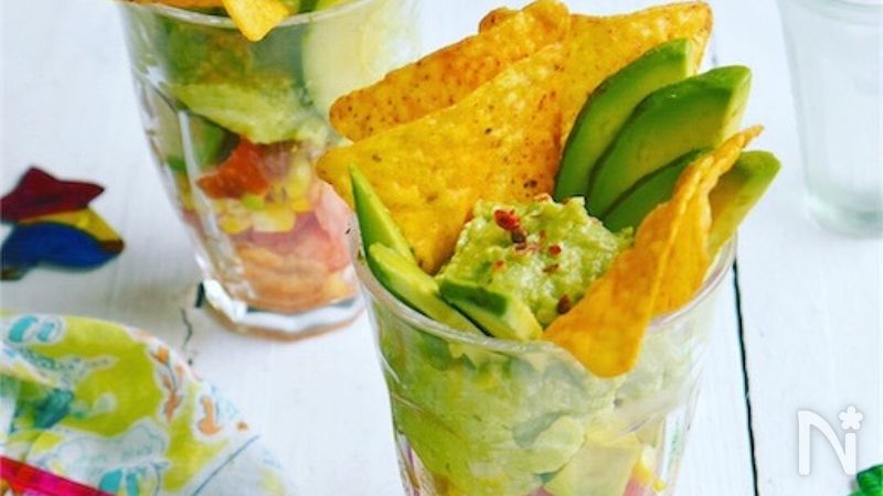 アボカドのメキシカンサラダパフェ By ふじたかな レシピサイト Nadia ナディア プロの料理家のおいしいレシピ