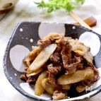 ご飯が進む甘辛味♡簡単3ステップ♪『牛肉とごぼうのしぐれ煮』