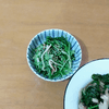 かおちゃんの作ってみた!投稿(お湯をかけるだけ♪『豆苗とカニカマのコクうま♡マヨポンあえ』)