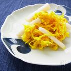 菊花と長芋の酢のもの