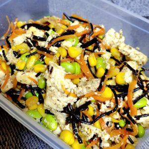 ヴェルの作ってみた!投稿(お箸が止まらない♡『豆腐とひじきの冷たいお惣菜』)