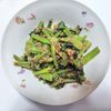 ふうかの作ってみた!投稿(レンジ2分【小松菜のごまおかか和え】旨味たっぷり♪お弁当にも)