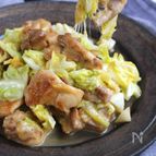 チーズでコクうま♪鶏ももと春キャベツのてりチー炒め