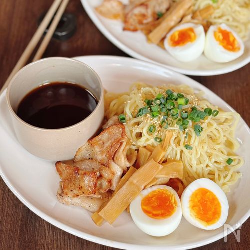 【ピリ辛つけ麺】定番調味料で簡単!大満足♪