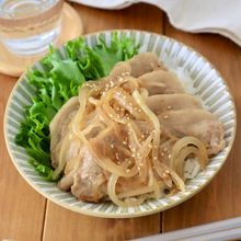生姜香る照りポン豚丼