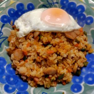 コスモスの作ってみた!投稿(昭和レトロ喫茶の味♪カレーチャーハン（ドライカレー）)