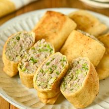 包まず簡単!【油揚げキャベツ餃子】