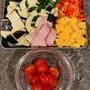 夏野菜たっぷり!チーズトーストの工程1