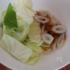 味見が止まらない！【キャベツとちくわの味噌マヨ和え】の工程1