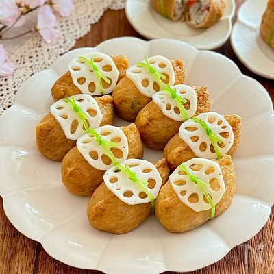我が家のさっぱりいなり寿司・ハレの日やおもてなしにも♩